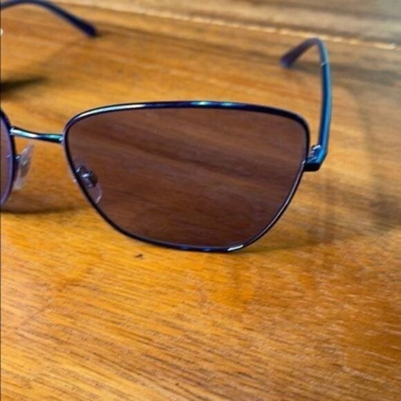 NWT Dolce & Gabbana Blue Cat Eye Oversized Sunglasses main image 15